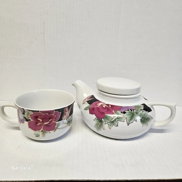 Vintage Bali Collection Stacking Tea-for-One Set - Picture 5 of 11